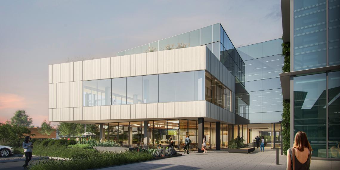 Late 90s office complex in El Segundo getting a facelit